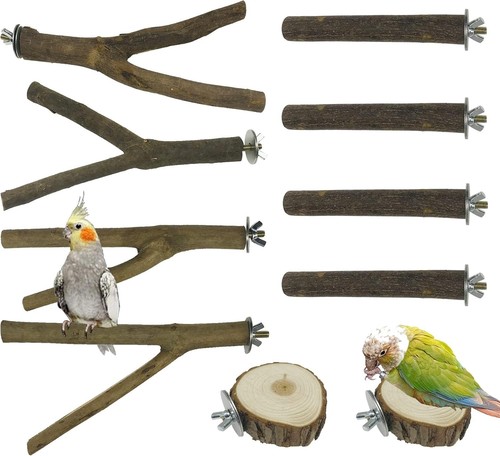 Naturholz vogel sitzstangen - naturholz,